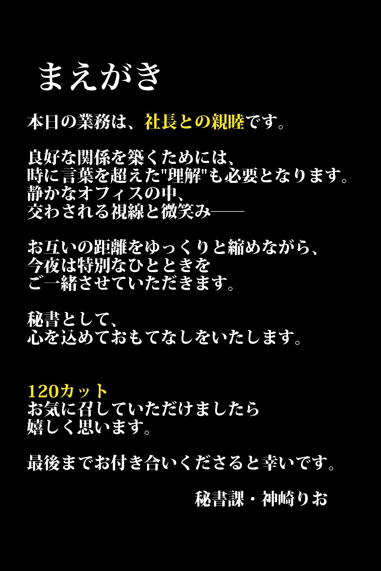 サンプル画像1:【2.9次元シリーズ】秘書課・接待担当 神崎りお  Vol.05(saku@2.9次元) [d_601990]