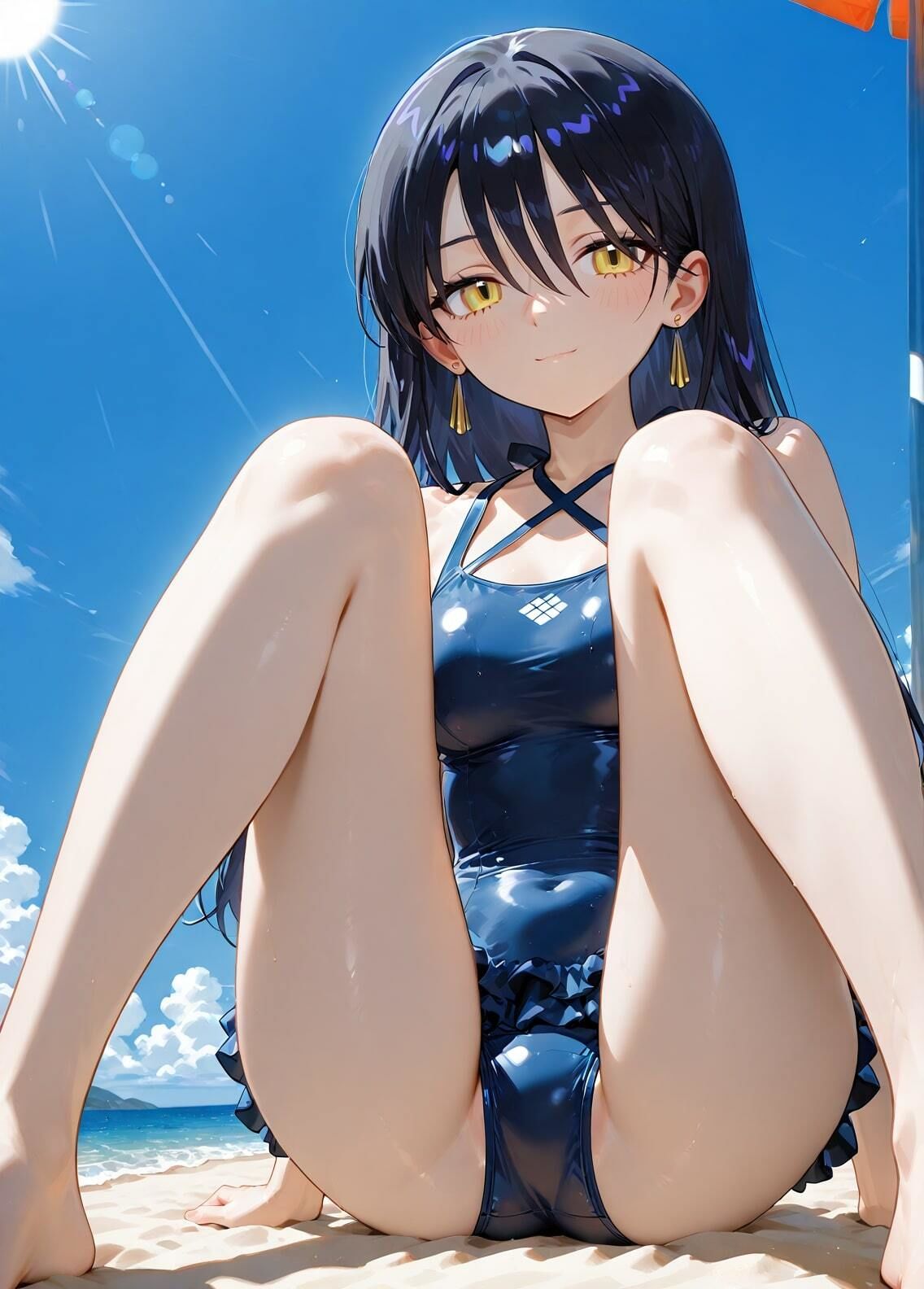 サンプル画像2:「機動戦士Gundam GQuuuuuuX」ニャアン セクシー写真集6（全500枚）(人の海) [d_601996]