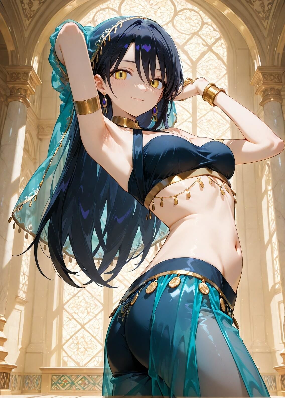 サンプル画像6:「機動戦士Gundam GQuuuuuuX」ニャアン セクシー写真集6（全500枚）(人の海) [d_601996]