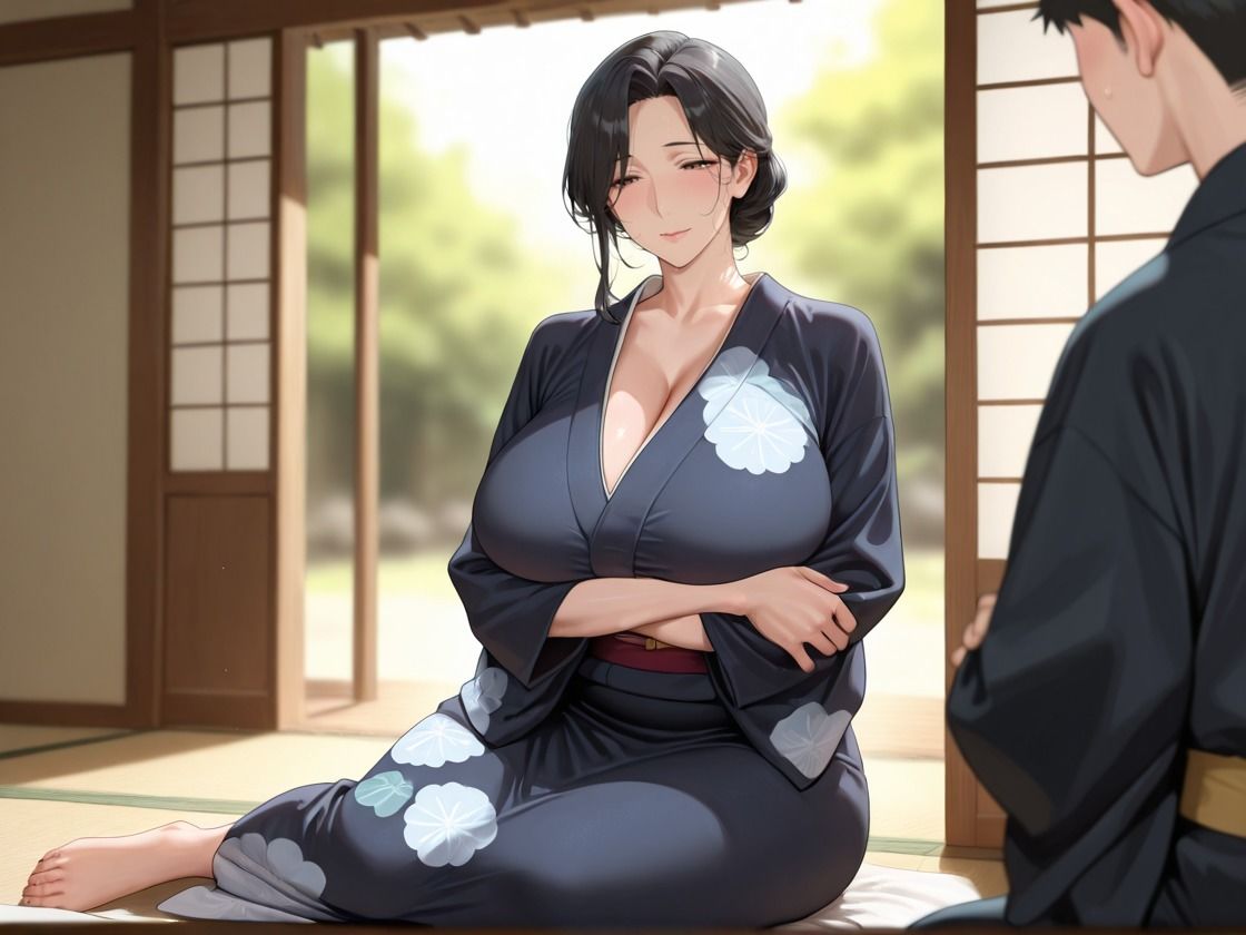欲求不満爆乳義母と旅館で雌堕ち種付けH 画像1