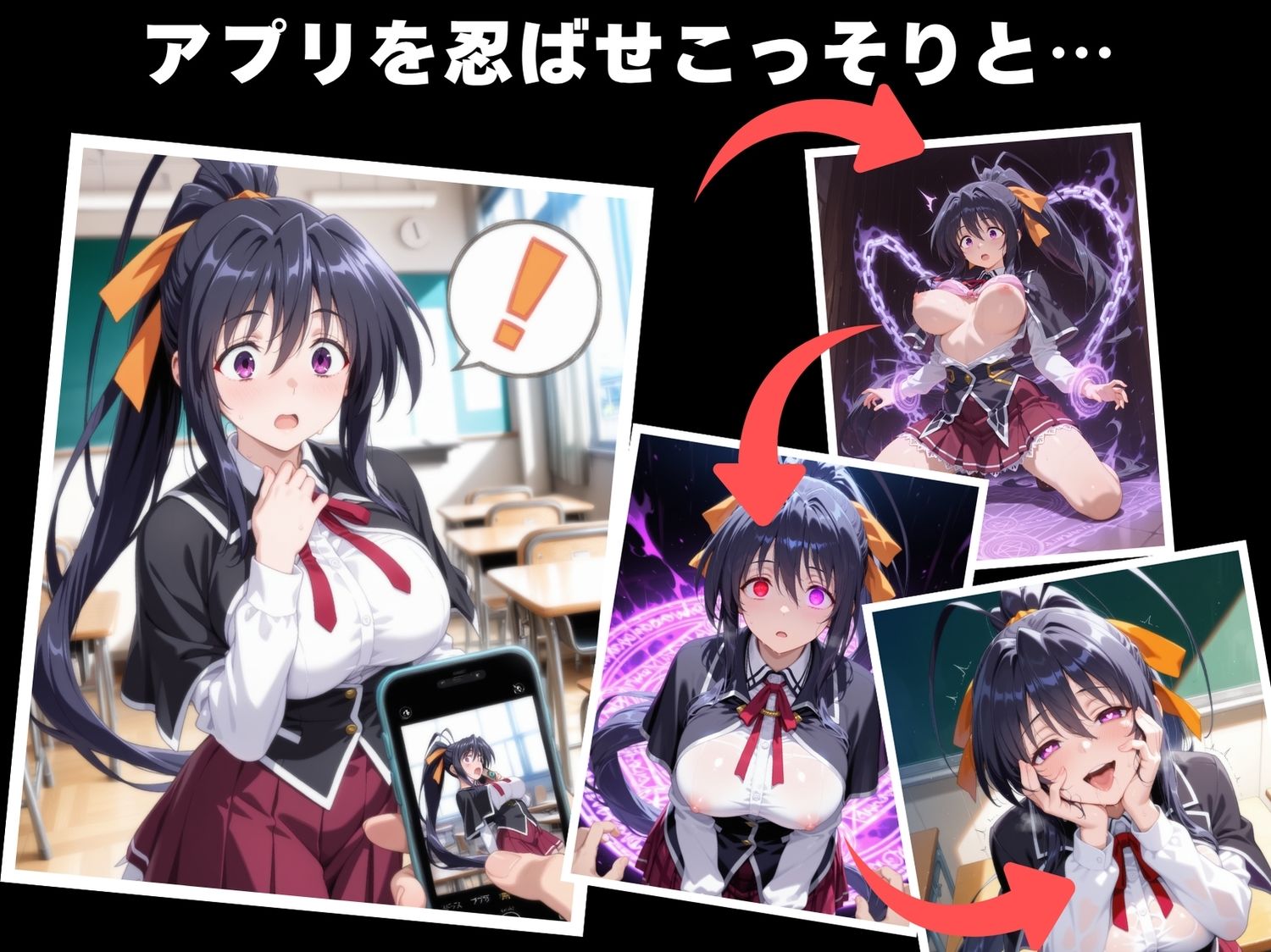 サンプル画像2:【催●・妊娠】ハイスクール●×D  姫島 ●乃(いけない種付け学園) [d_602173]