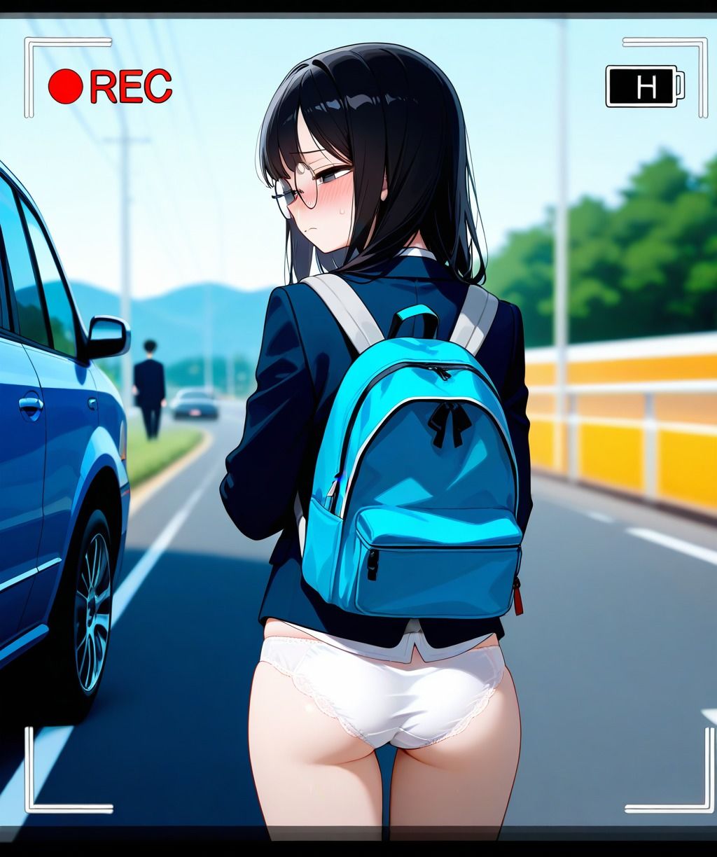 爆乳処女委員長と初めての中出しSEX 画像1