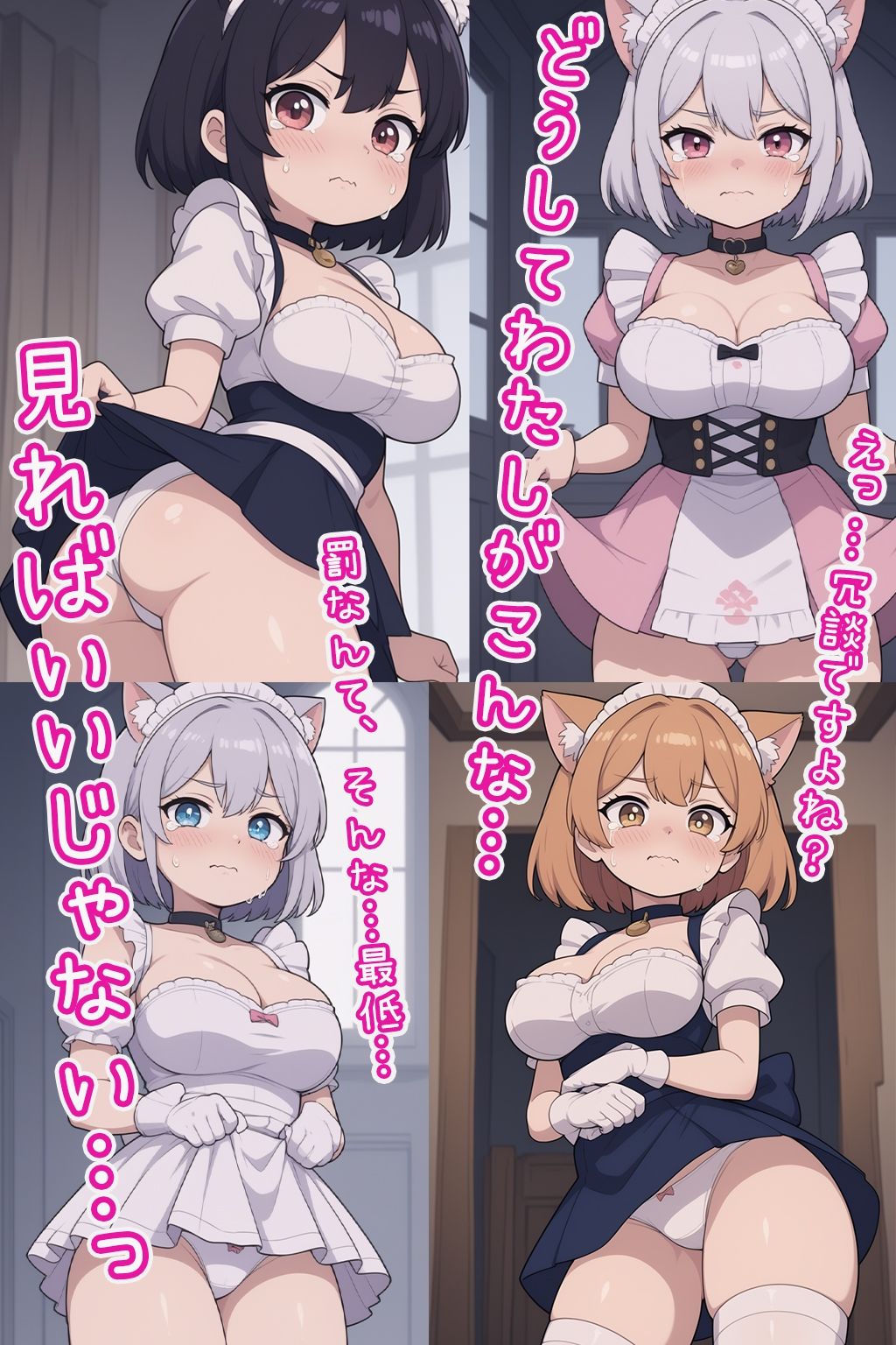 サンプル画像1:悔し涙の罰 〜メイドの屈辱〜(びろびろまん) [d_602287]