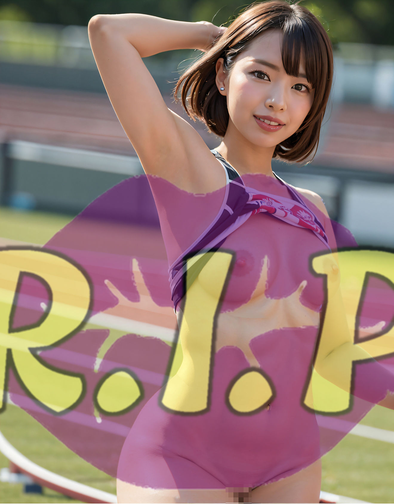 コスプレシリーズ エッロい陸上部員風_5