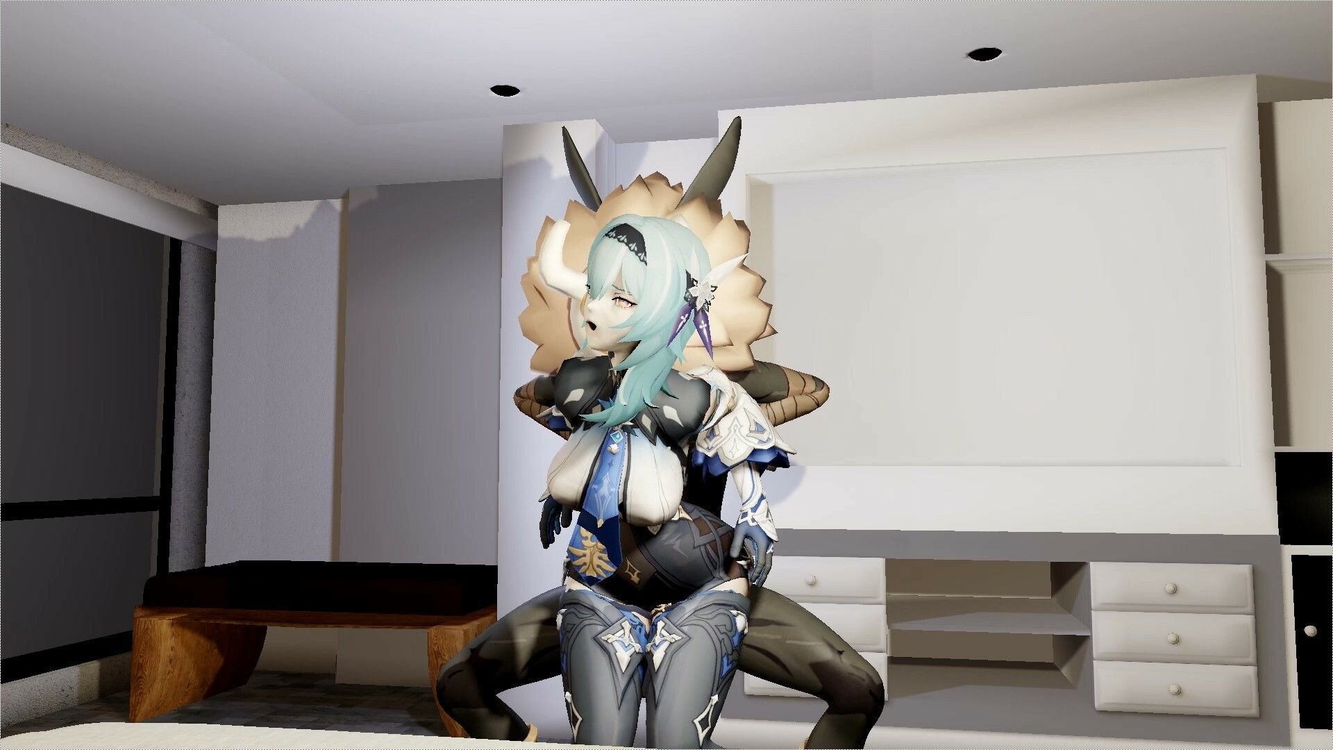 サンプル画像2:【ROMV286】原神エウルアとヒルチャールの部屋中出しセックス「ンギモヂィィーーー！」(ローズ志向) [d_602370]