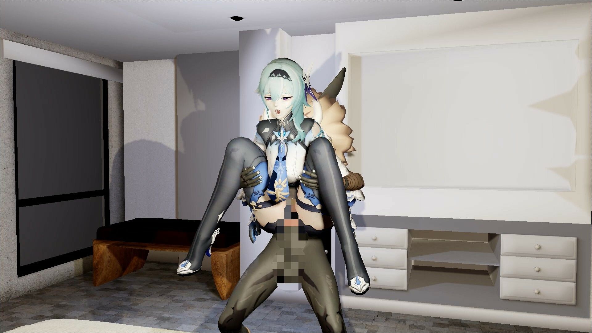 サンプル画像4:【ROMV286】原神エウルアとヒルチャールの部屋中出しセックス「ンギモヂィィーーー！」(ローズ志向) [d_602370]