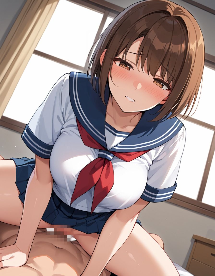 えっちな巨乳女子ちゃんとイチャイチャセックスしてみた 画像7