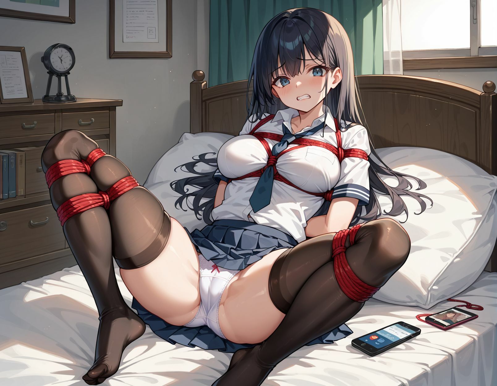 サンプル画像4:巨乳女子〜欲求不満女子の緊縛セックス！！(ょう 出版) [d_602510]