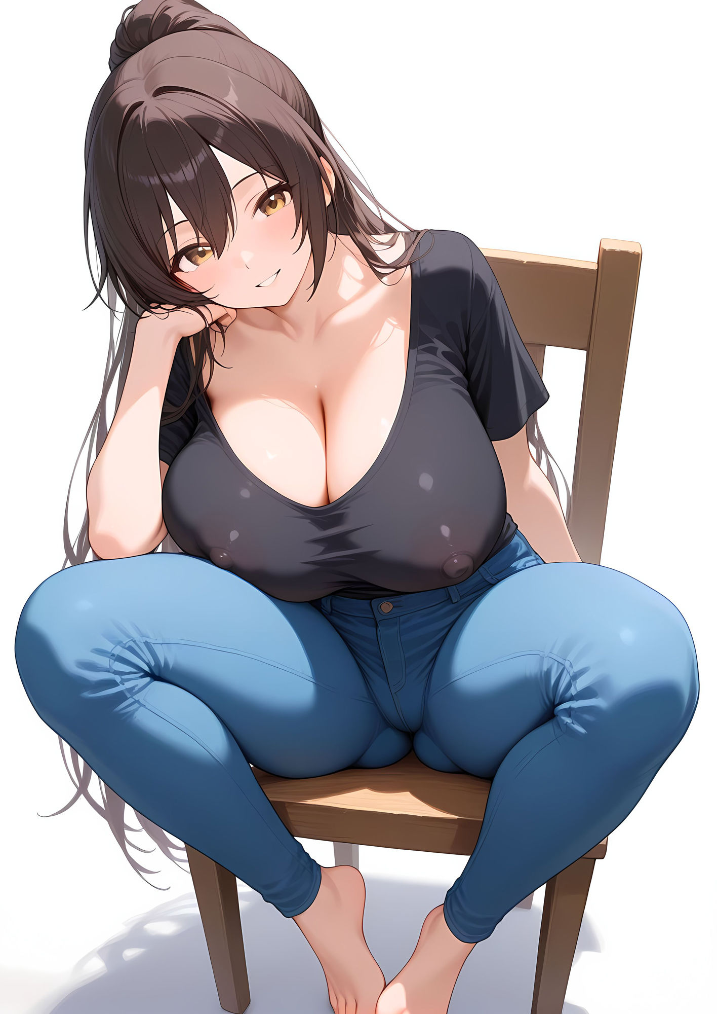 サンプル画像1:隣の爆乳ビッチちゃん(爆乳の園) [d_602556]