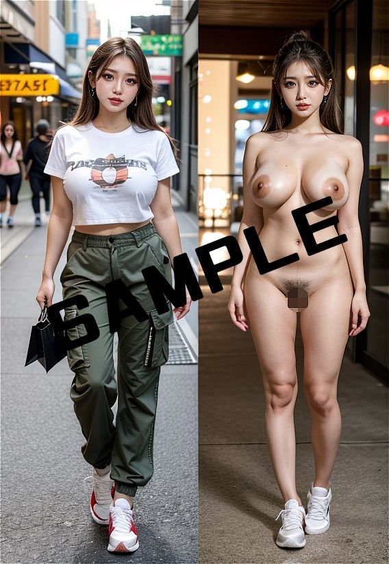 サンプル画像4:AI女子全裸図鑑 vol13(アダルトコンテンツ3D作成工房) [d_602621]