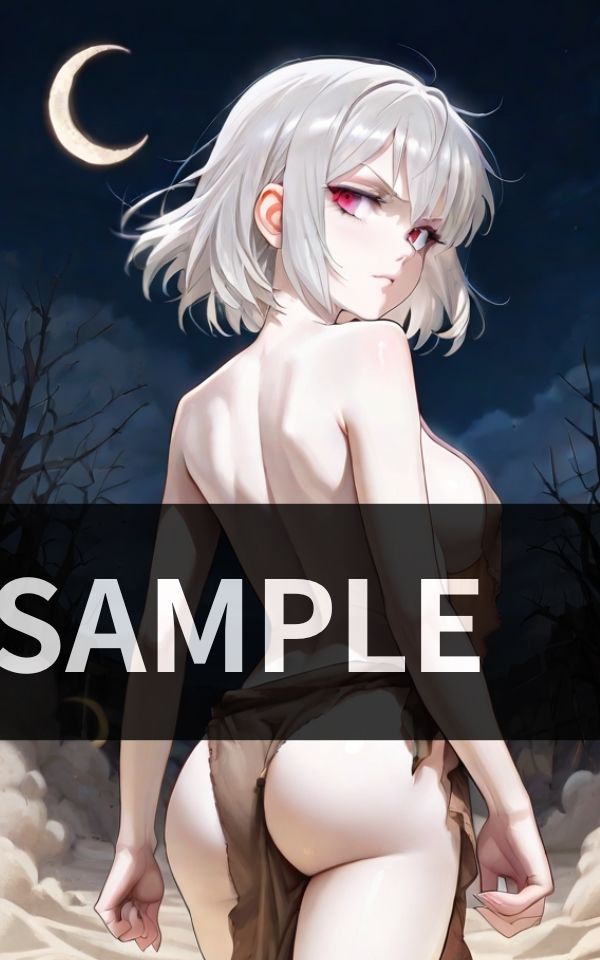 サンプル画像1:三日月の荒野で出会った白銀の君と、僕の孤独な恋(蜜蜜工房) [d_602643]