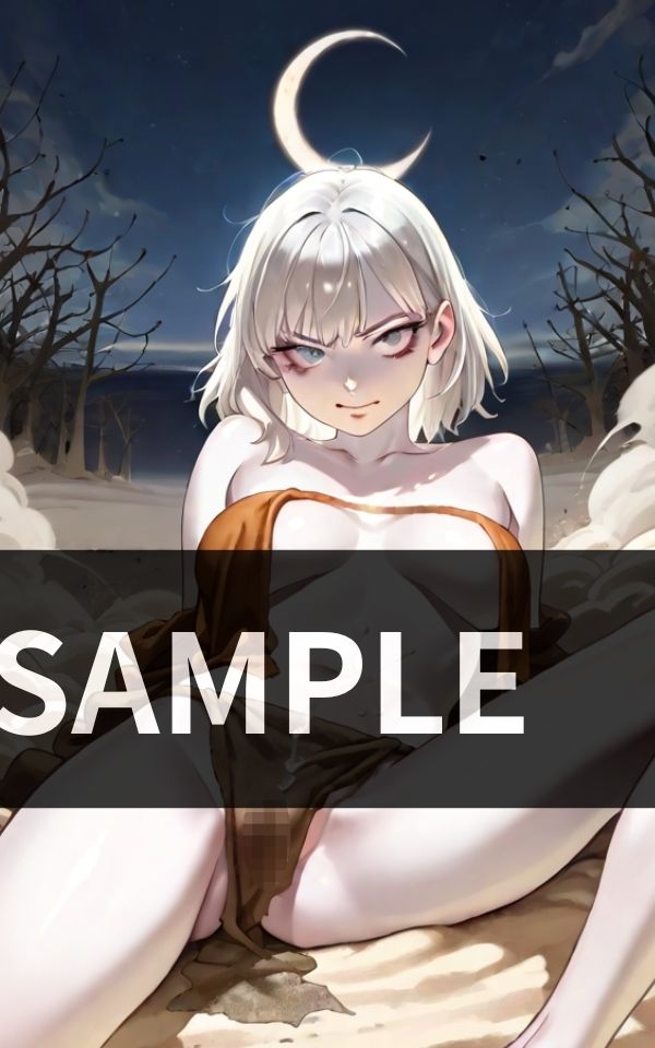 サンプル画像3:三日月の荒野で出会った白銀の君と、僕の孤独な恋(蜜蜜工房) [d_602643]