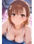 御坂〇琴  セクシー白ワンピースで夜桜えっち