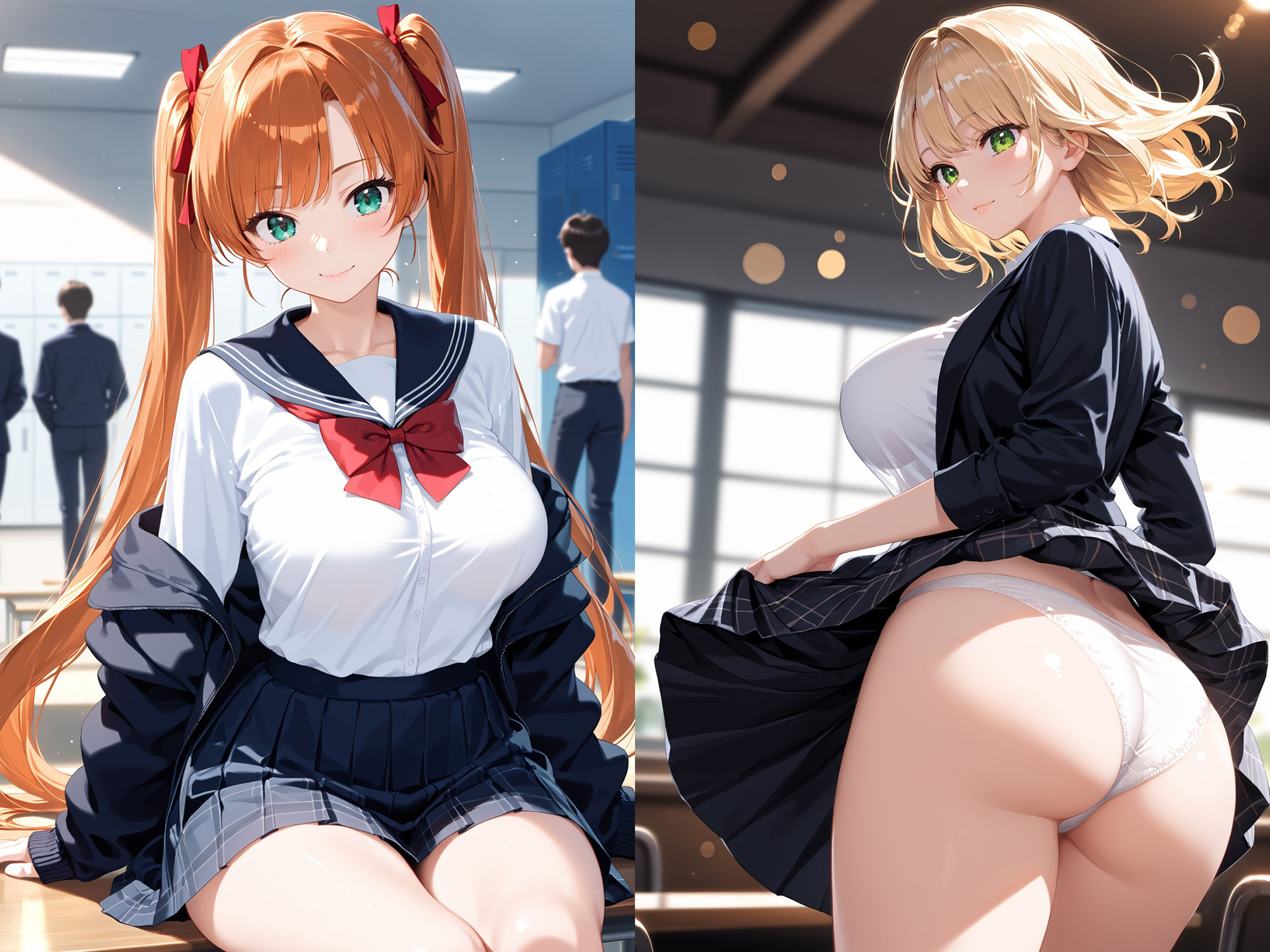 サンプル画像2:白ギャル女子校生はハメされたい2(夢絵織) [d_602704]