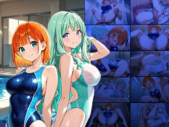 爆乳バイカラー水泳部が顧問に孕まされる秘密の補習【4K】 画像1