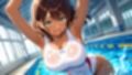 巨乳褐色スク水姉妹が水泳部顧問と濡れ透け孕ませ交尾【4K】