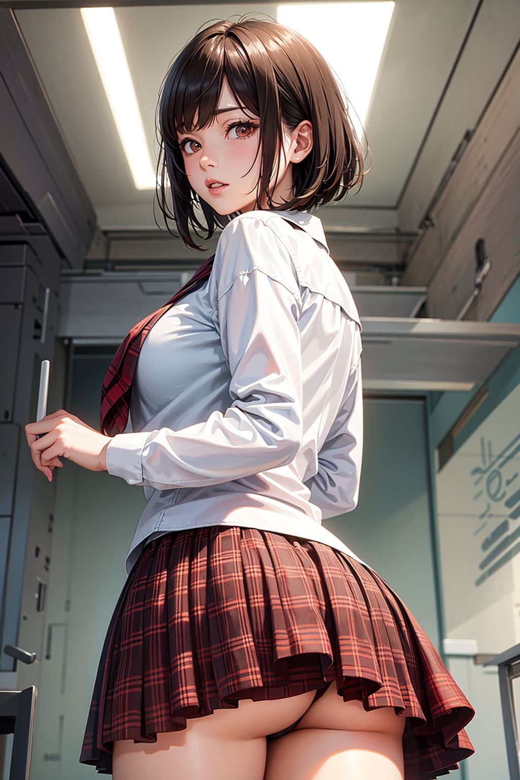 脱衣の天使たち キュートなボブカット イラスト版 画像1