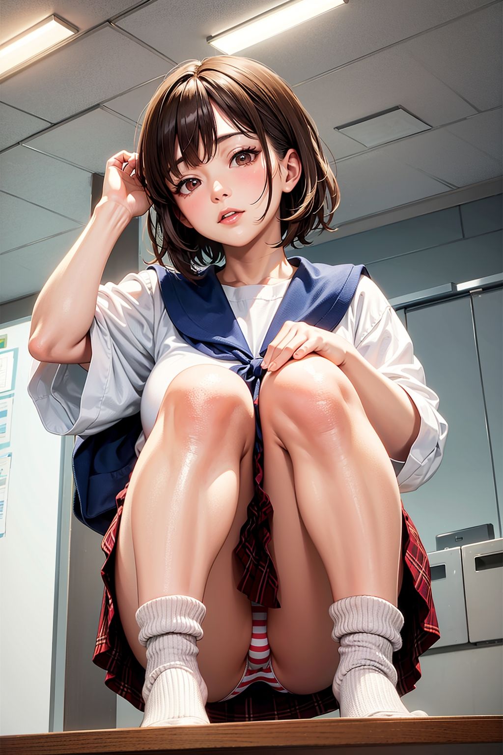 サンプル画像3:脱衣の天使たち キュートなボブカット イラスト版(A_LOVE_A) [d_602819]