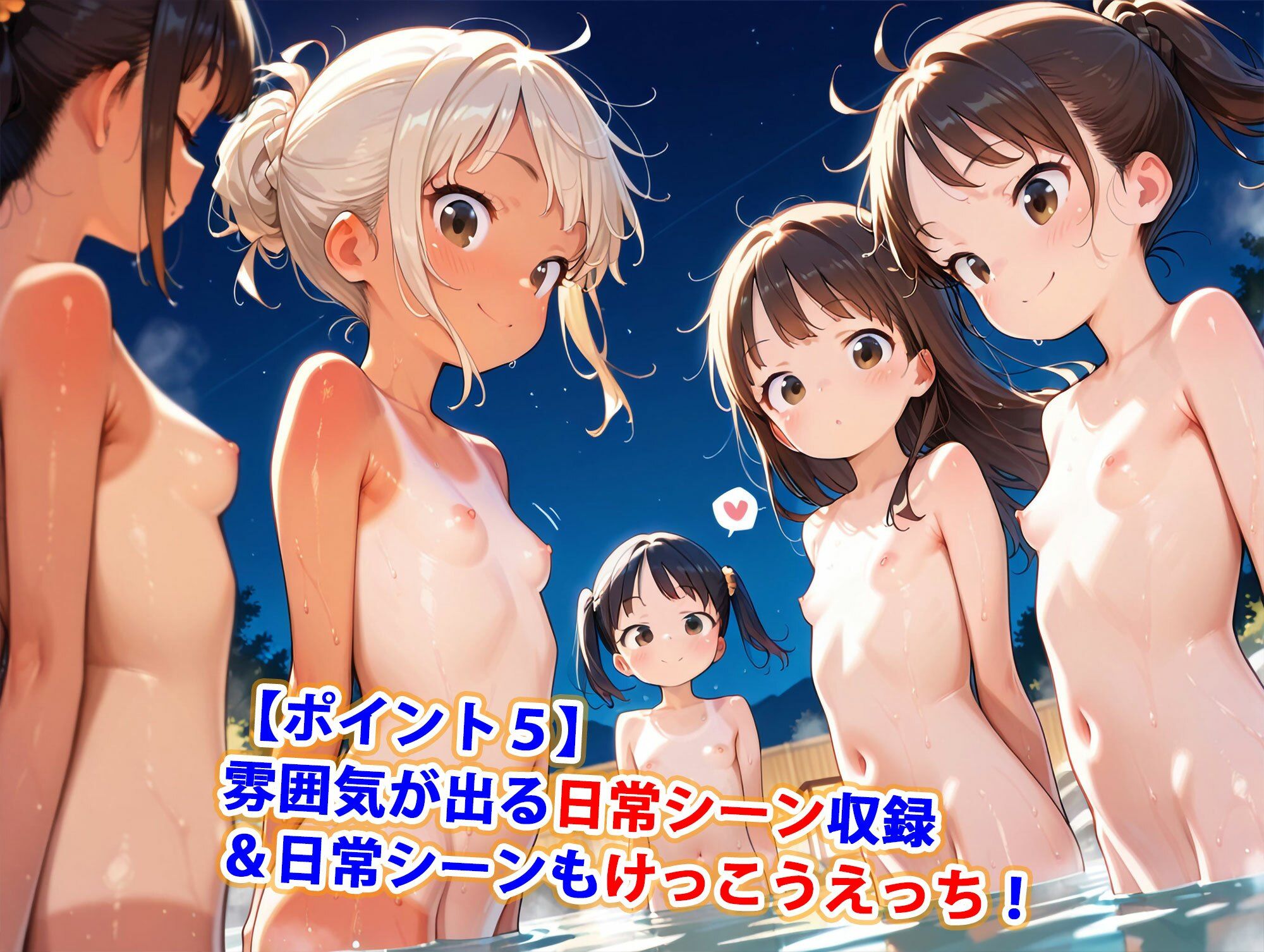 ロリ少女混浴温泉純ハーレム 半熟ひよこ専門街 エロ画像7