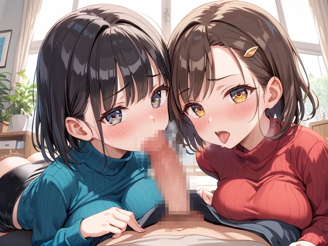 サンプル画像3:成長した幼馴染みたちとムラムラして(整い達人) [d_602868]