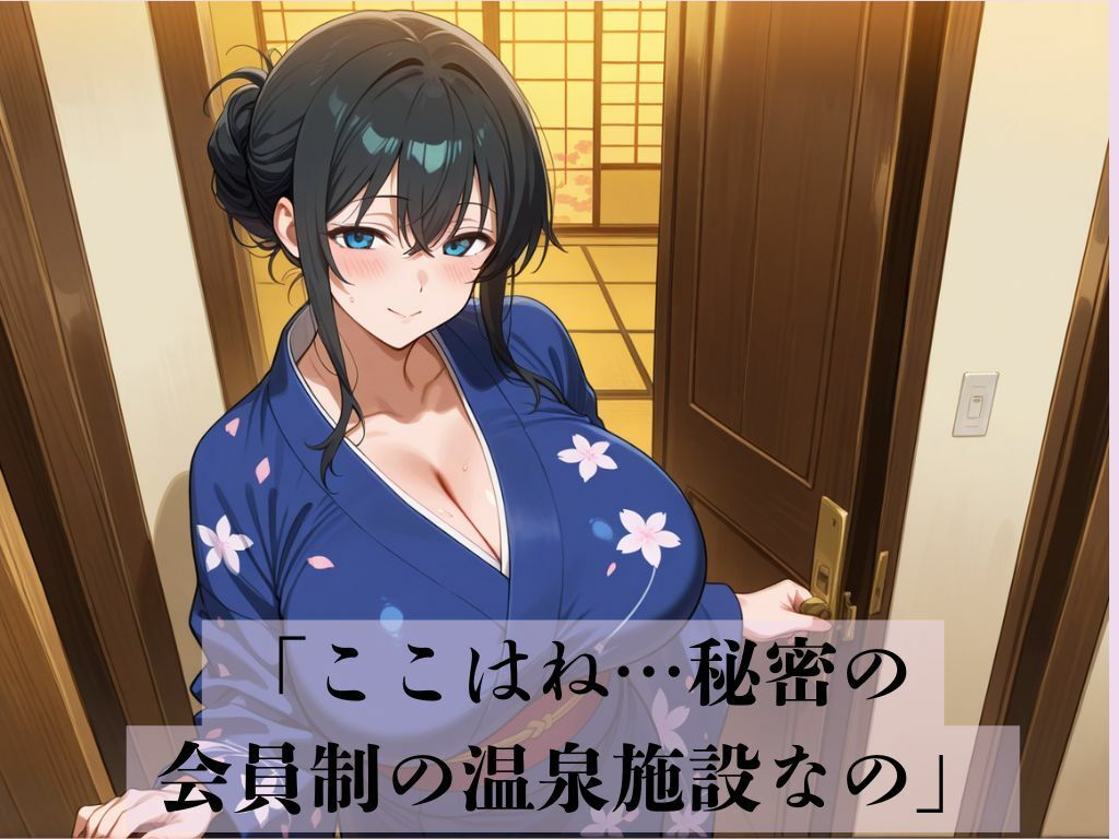 デカパイ美人妻湯けむり旅 画像1
