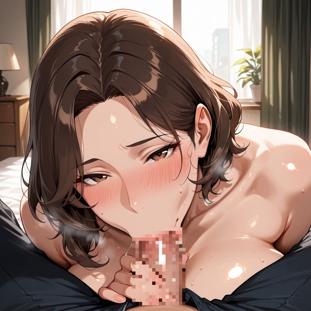 サンプル画像3:家に帰ってきたら母さんが友人と中出しSEXしてた話(熟成ハム) [d_602910]