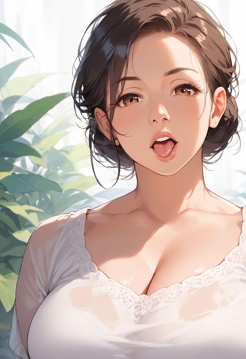 不倫性交 快楽堕ちした巨乳人妻と中出しセックス 画像1