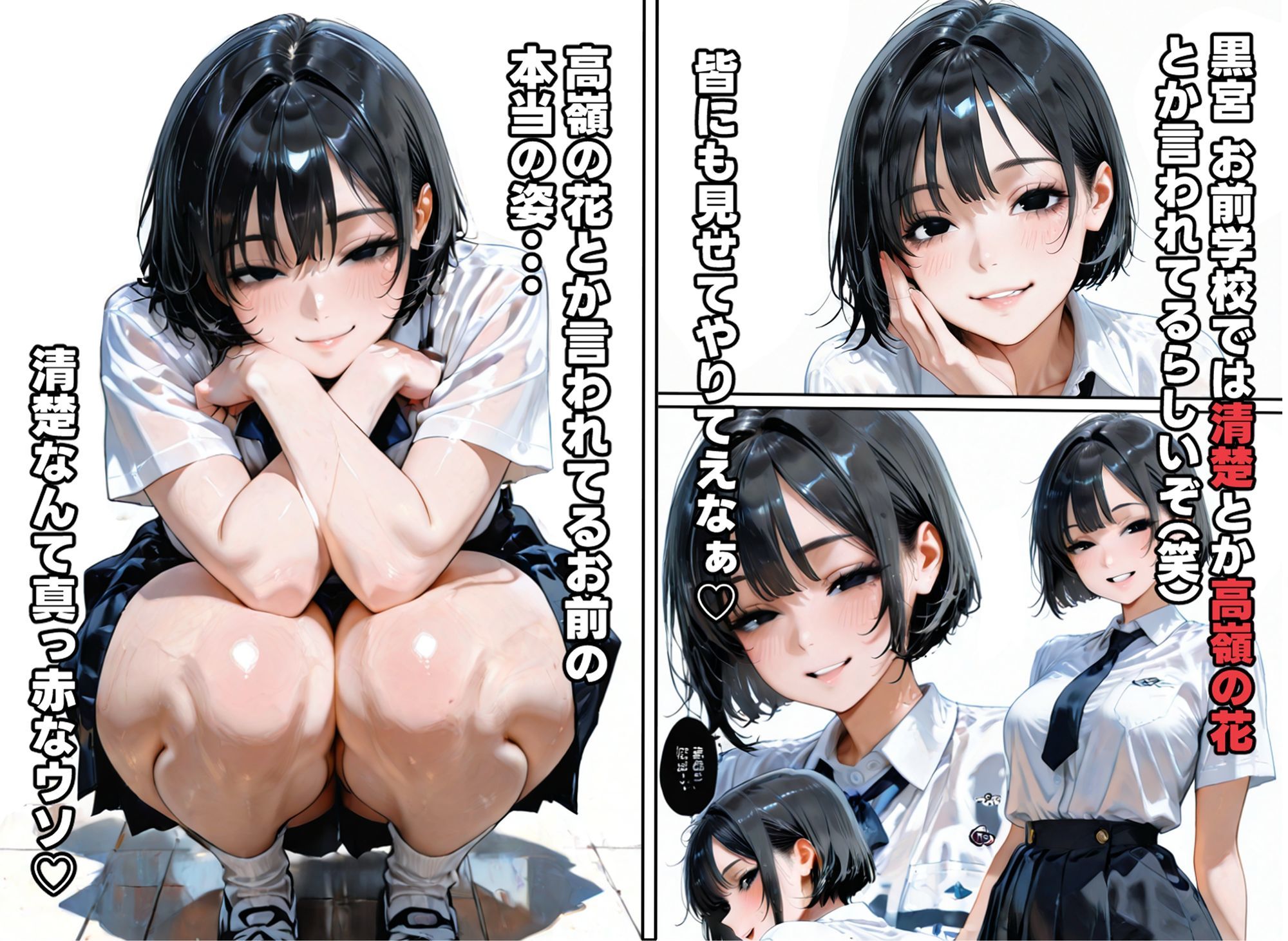 サンプル画像2:高嶺の花の黒宮さん(南風) [d_602974]