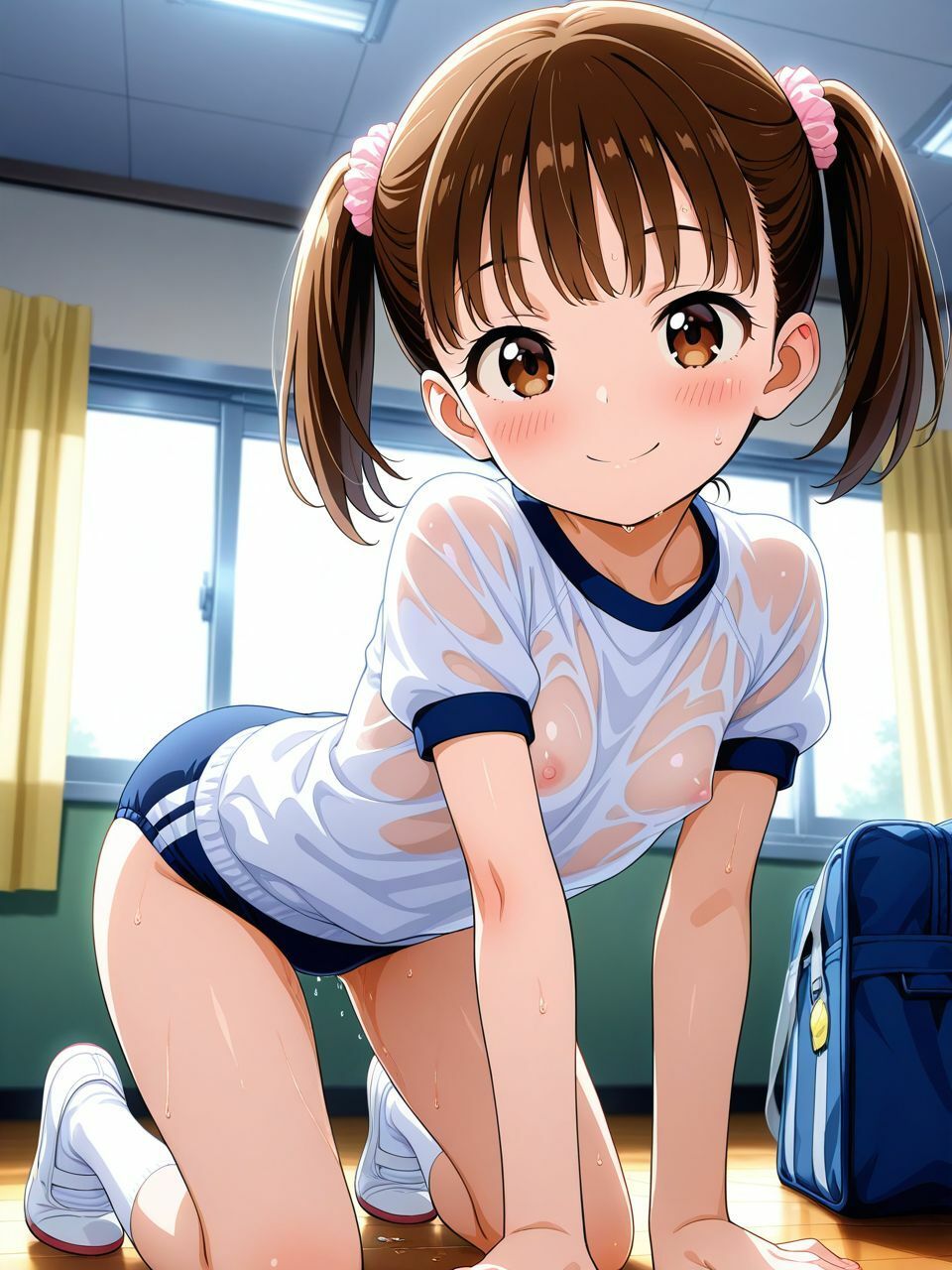 ぴちぴち体操服娘の日常〜体育の時間に咲く無邪気な笑顔〜 画像9