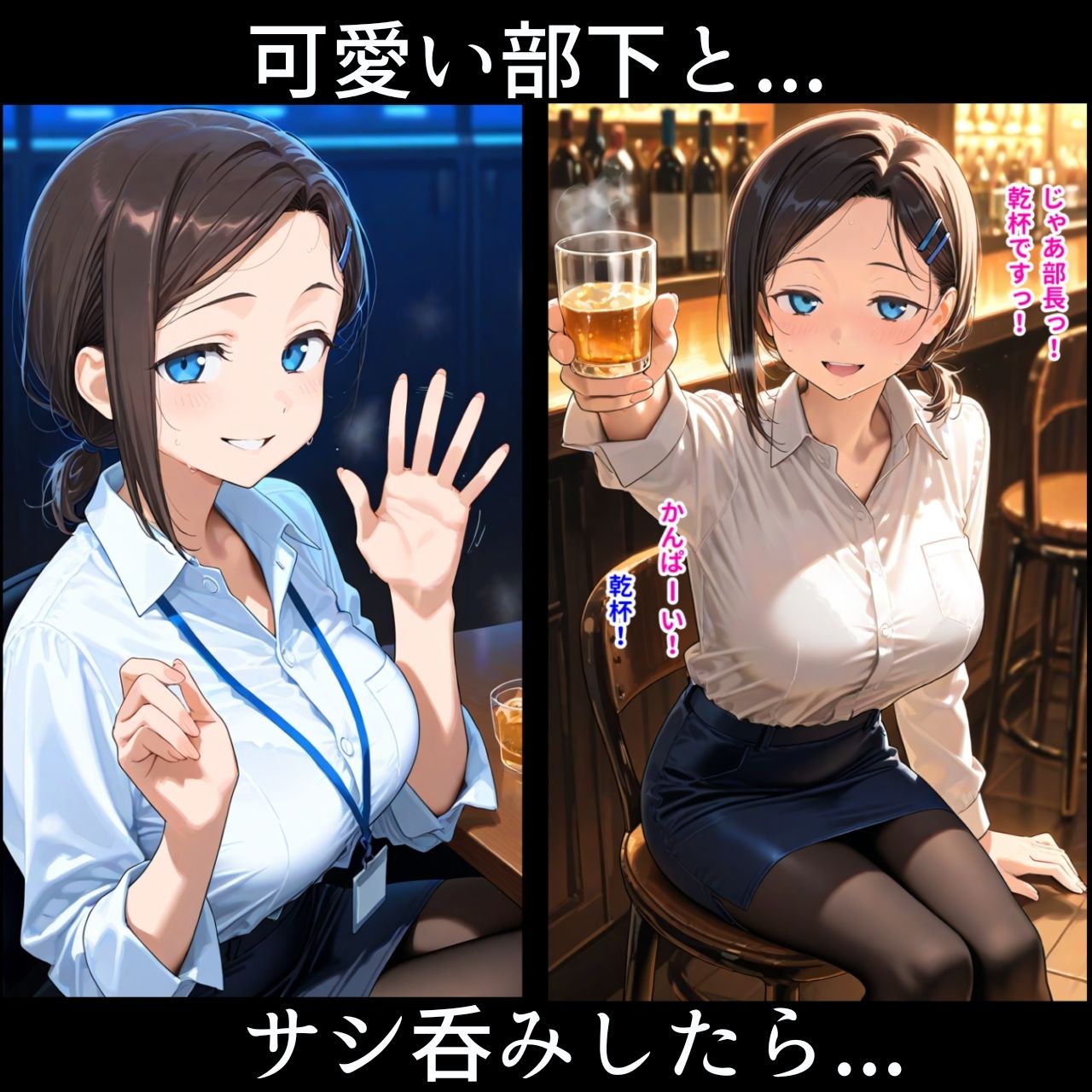 サンプル画像1:たわわな後輩ちゃんがセクハラ上司に泥〇姦されちゃうお話(すこりんぴっく) [d_602994]