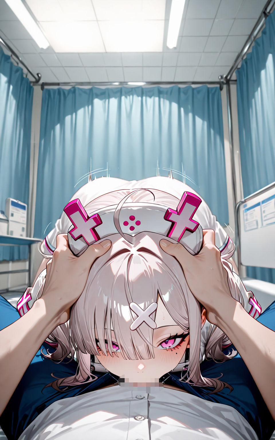 サンプル画像3:「そんなに我慢してたんですか…？今日は、私がぜんぶ出してあげますね」病室で優しい健屋花〇がしてくれた秘密のお世話(いちはち) [d_603005]