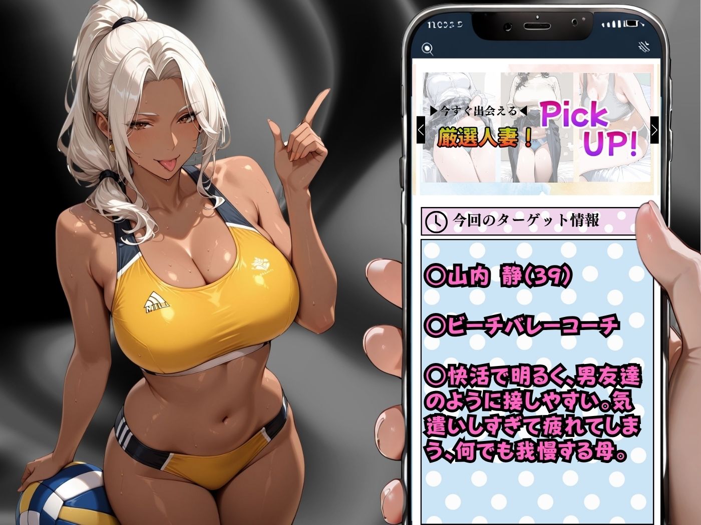 サンプル画像2:肉感人妻種付け〜褐色肌ビーチバレーコーチをでかちん膣奥支配〜(ワーテルLab) [d_603050]