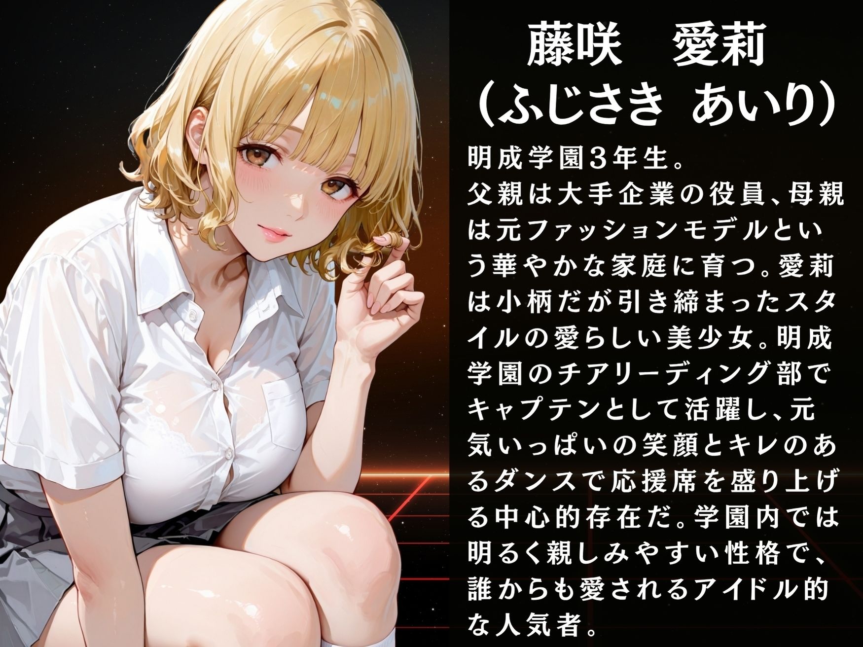 サンプル画像2:放課後の性指導 〜藤咲愛莉 の禁断の記録-ハメ撮り(mapuememaru) [d_603087]