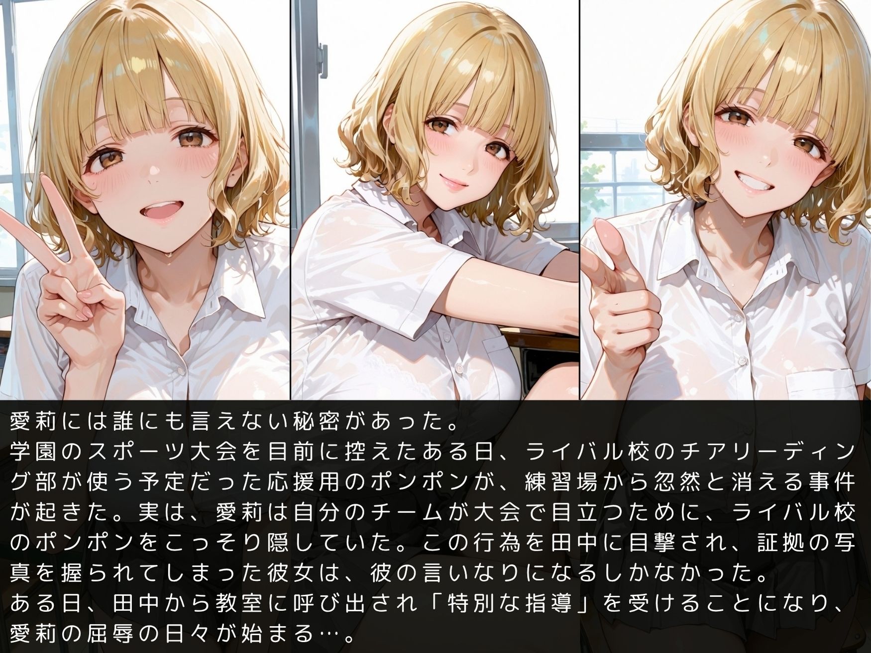 サンプル画像3:放課後の性指導 〜藤咲愛莉 の禁断の記録-ハメ撮り(mapuememaru) [d_603087]