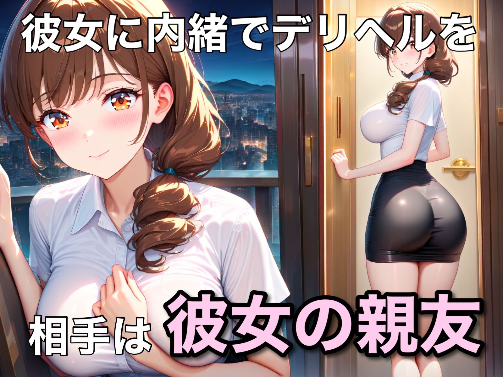 サンプル画像1:内緒の密会(下乳研究所ーシタチチLOBO) [d_603116]