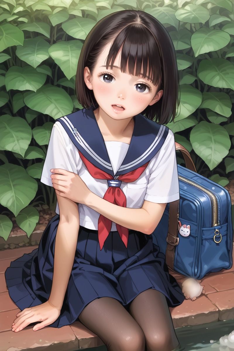 サンプル画像1:清楚系少女はデブおじの肉便器(禁断果汁) [d_603121]