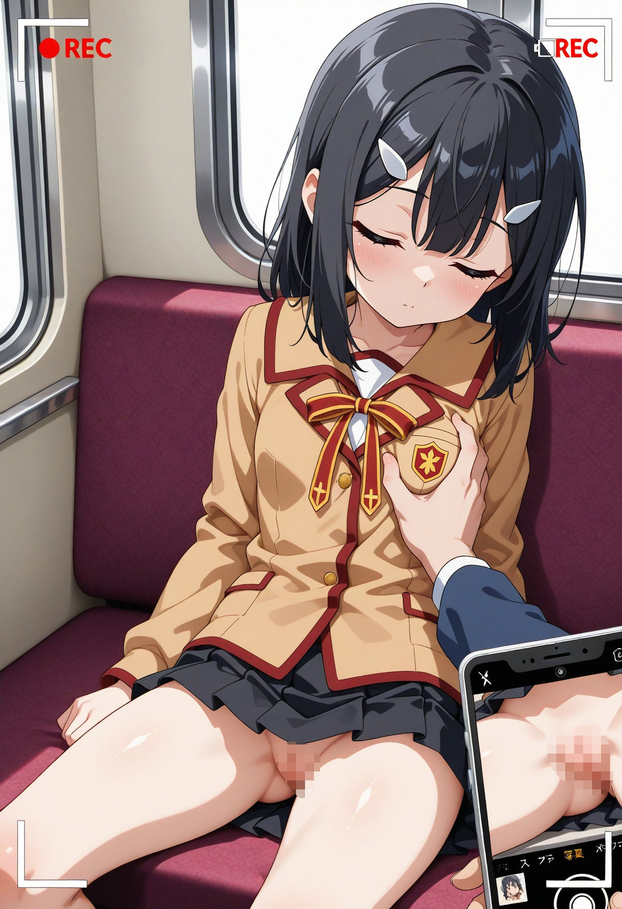 スカート内盗撮、着替え盗撮、野ション、野外露出風【美遊・エーデルフェルト風1】5