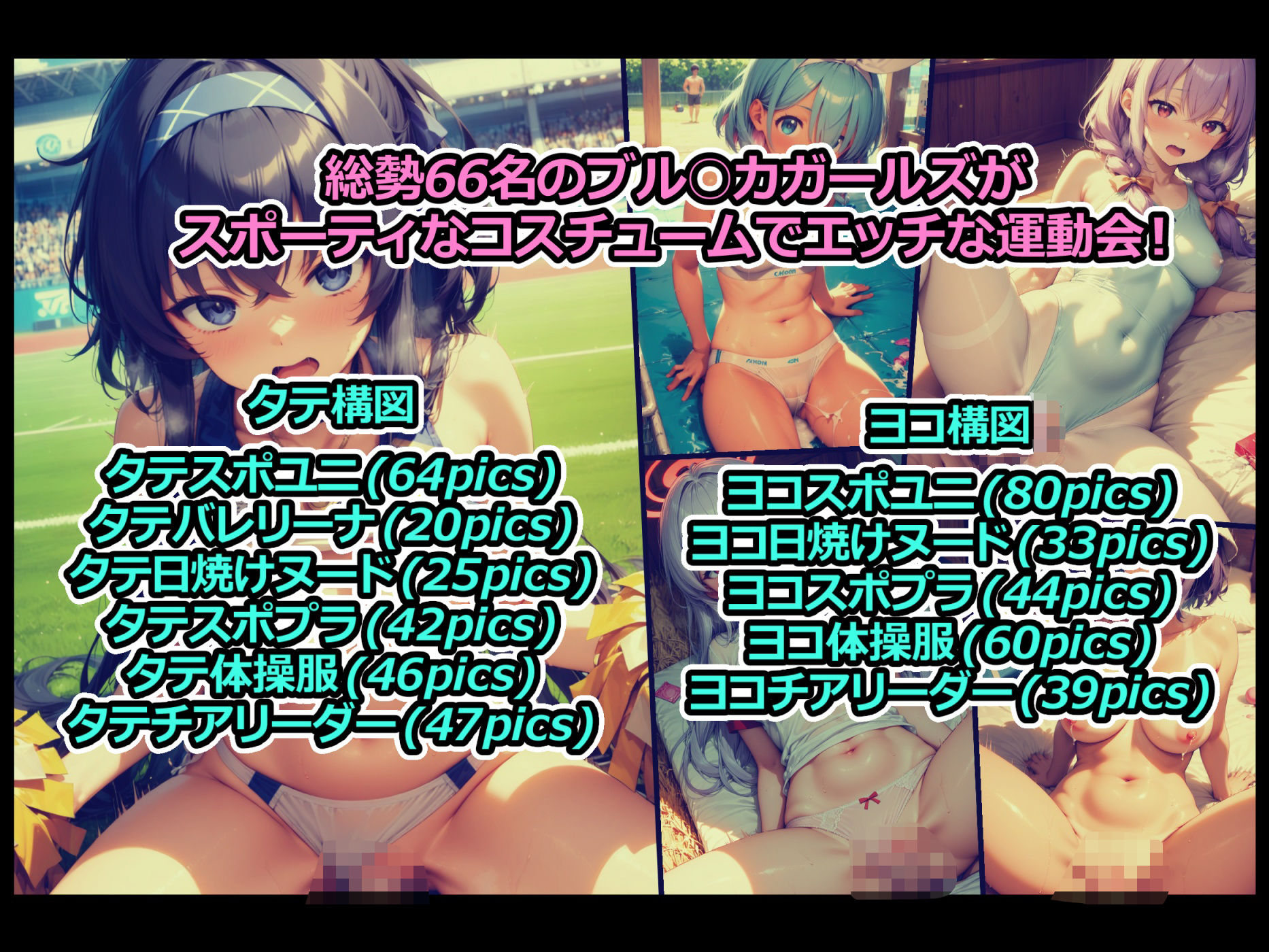 サンプル画像1:ブルパコ-blue parchive- スポーティコスでエッチな運動会！(xxxprompt) [d_603131]
