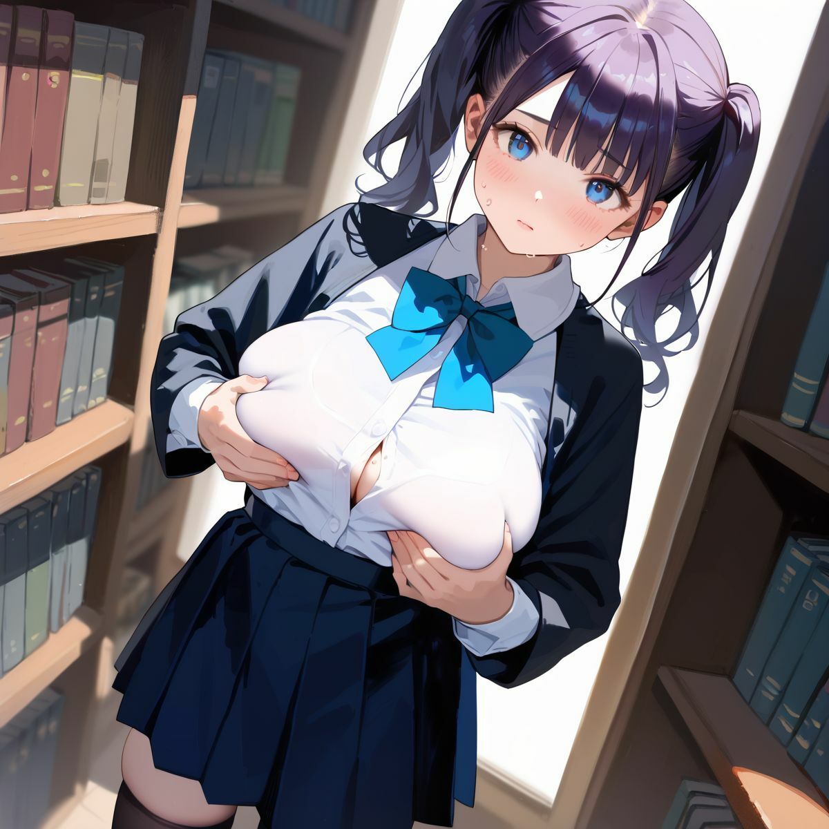 サンプル画像2:魔法〇校の欲求不満JKに召喚されたから02(みたらしあんこ) [d_603187]