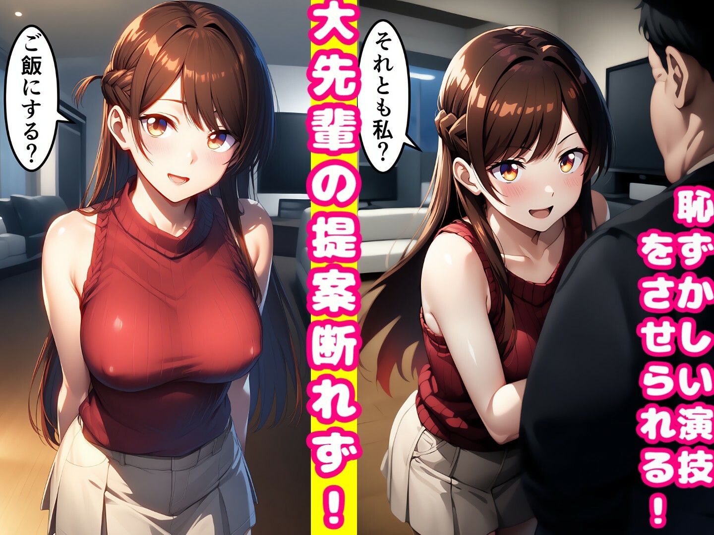 ベテラン俳優にセクハラ演技指導される水原〇鶴！彼女〇〇りします 画像3