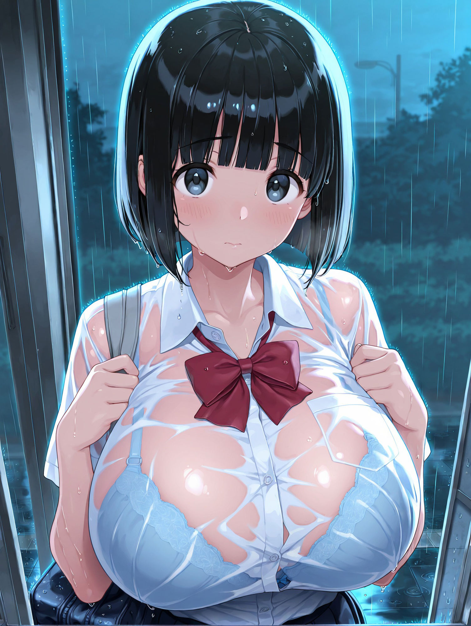 「ねぇ!赤ちゃんつくろう!」爆乳彼女が子作りしたがる。 画像1