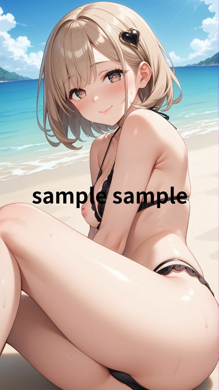 サンプル画像3:海はオレ専用セックスビーチ！(くるるえいち) [d_603268]