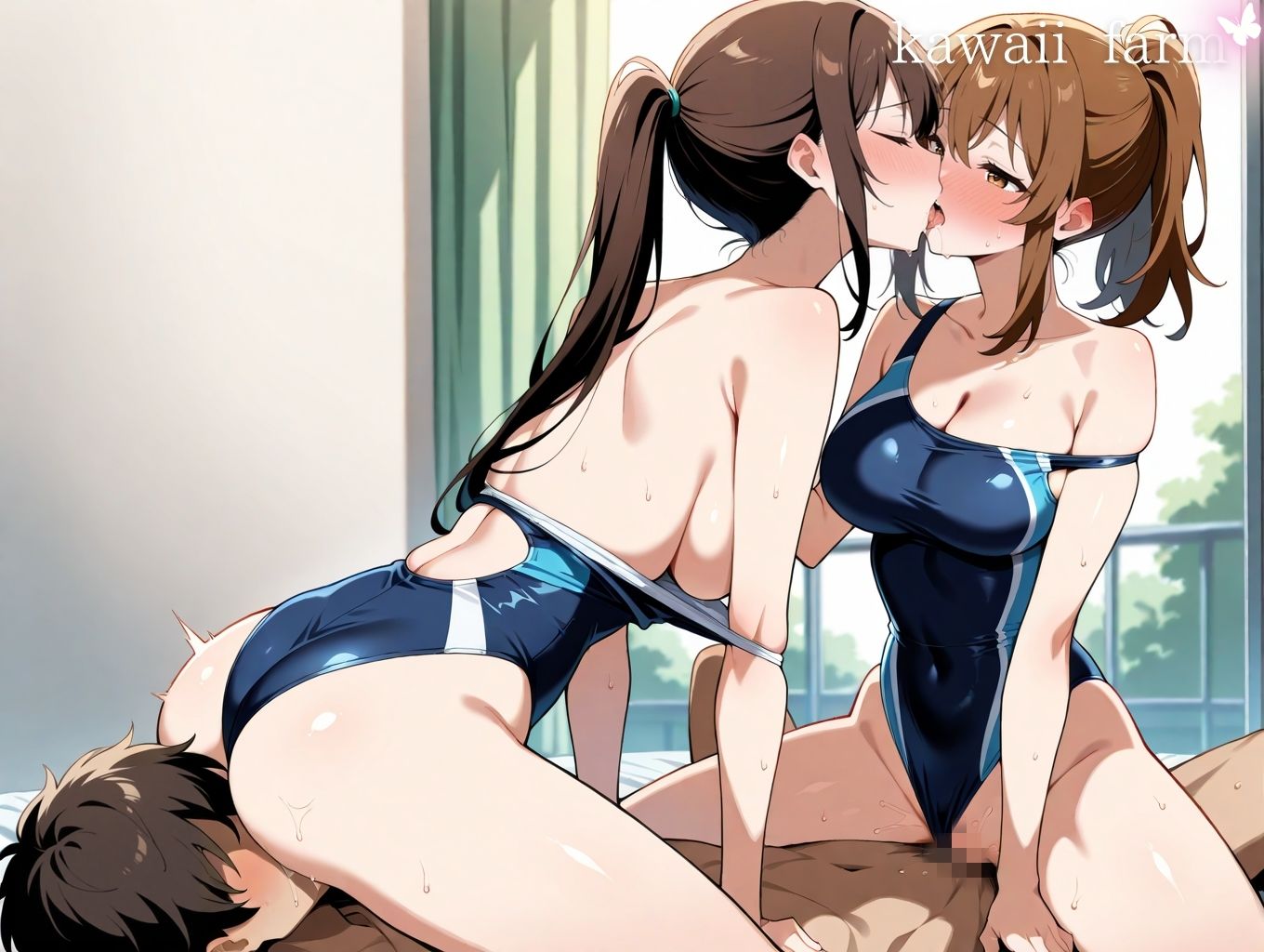 サンプル画像4:性欲まみれ  水泳部(かわいいファーム) [d_603270]