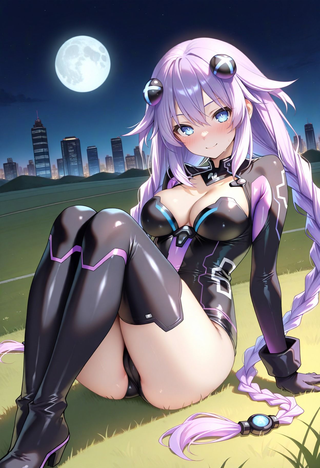 パープルハートとイチャラブ純愛えっち。 画像1