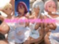 4人の褐色爆乳人妻と裸エプロン汗だくSEX