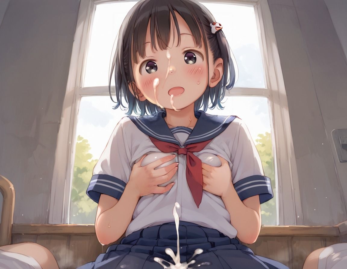 性処理係〜つるぺたっぱい汁だくぶっかけ10