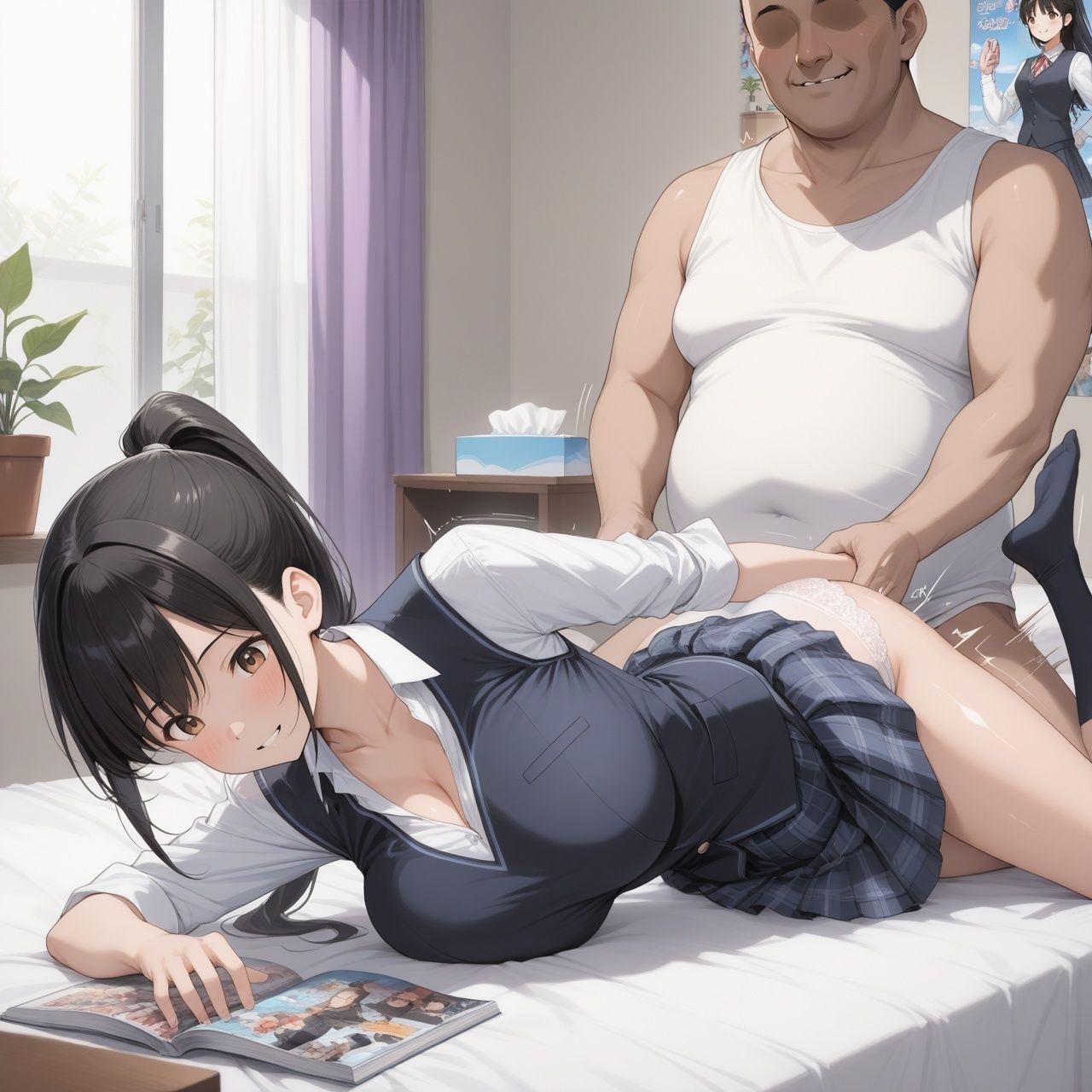 サンプル画像1:親戚の女子校生をワシの家に住まわせて性奴●化(ろんどん肉圧ぷりん) [d_603378]