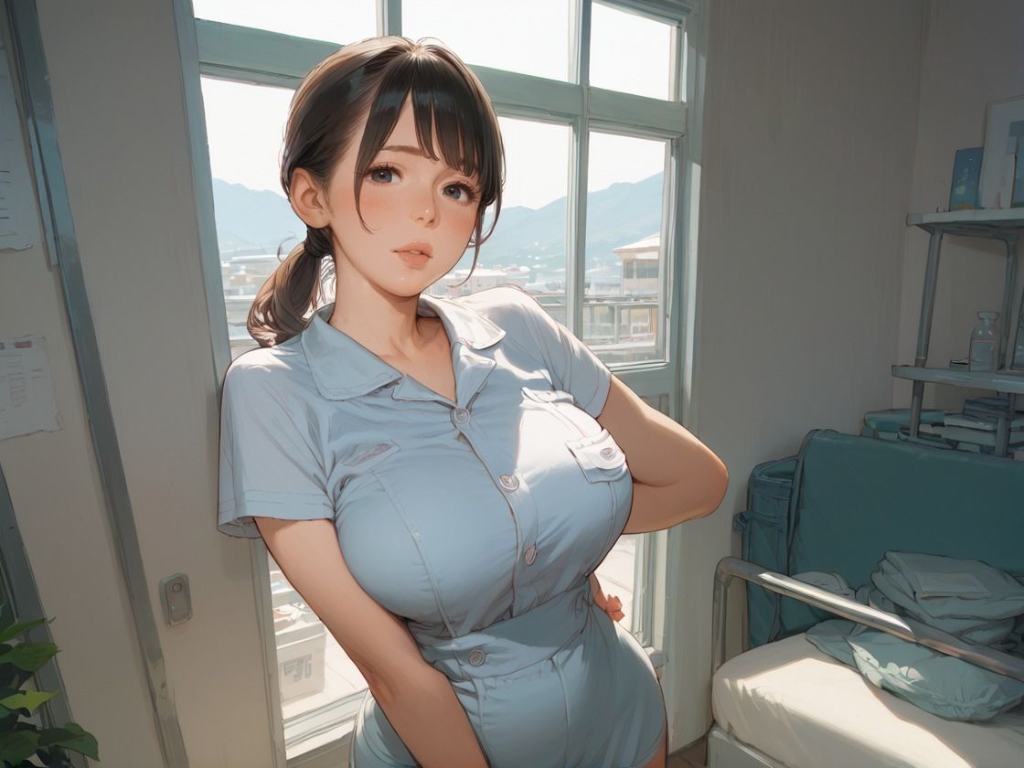 サンプル画像1:エロカワ爆乳人妻×ナースコスでハメ倒し(CP出版) [d_603435]