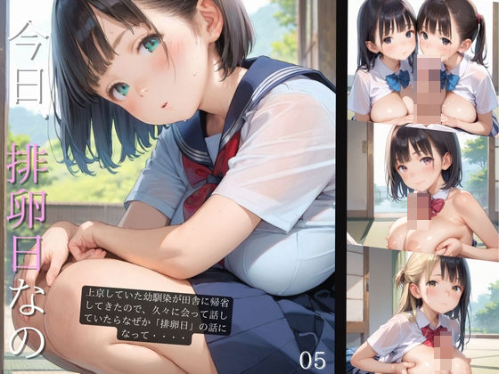 上京していた童顔巨乳幼なじみが排卵日でムラムラしてる05【みかさ屋】
