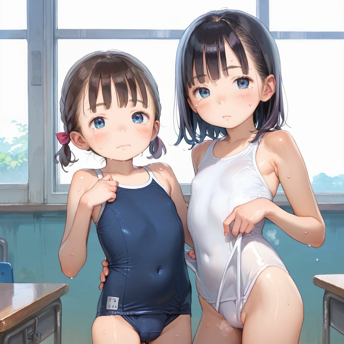 ちっぱい美少女の日常〜プールの時間〜029